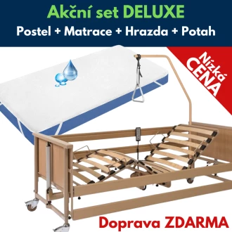 Elektrická polohovací postel Akční set Deluxe foto